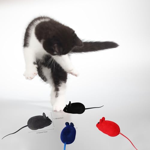 6 Stück Spielzeugmäuse für Katzen 5 6 Stück Spielzeugmäuse für Katzen - Image 5