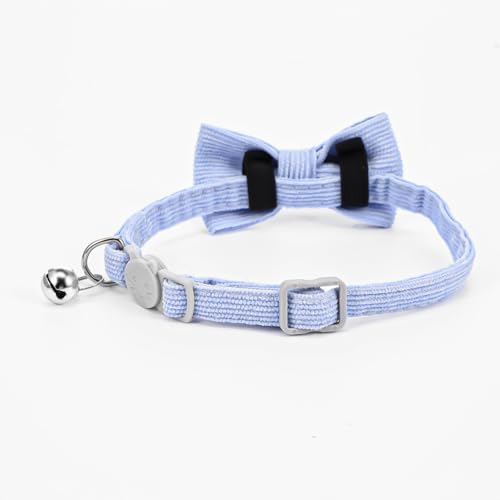 Katzenhalsband Cord mit Glöckchen und Fliege 5 Katzenhalsband Cord mit Glöckchen und Fliege - Image 5