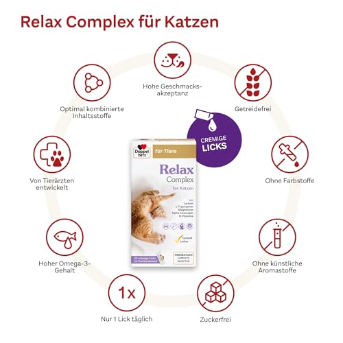 Doppelherz Relax Complex für Katzen - 25 Licks 2 Doppelherz Relax Complex für Katzen - 25 Licks - Image 2
