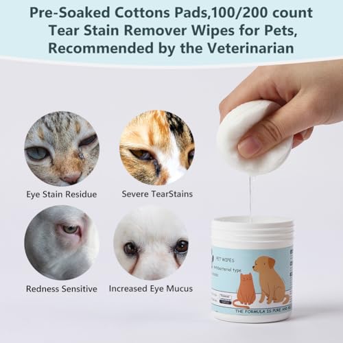 Aomig Augenpads für Hunde & Katzen 100 Stück 3 Aomig Augenpads für Hunde & Katzen 100 Stück - Image 3