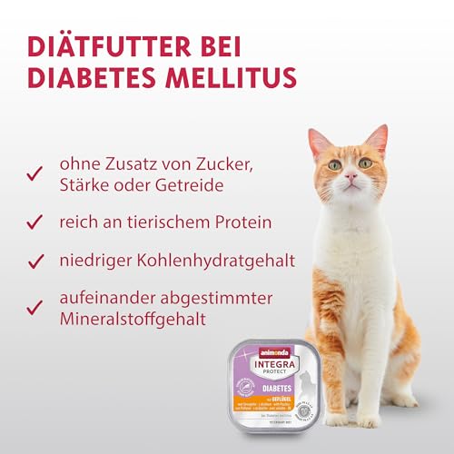 Animonda INTEGRA PROTECT Diabetes Katzenfutter 16x100g 2 Animonda INTEGRA PROTECT Diabetes Katzenfutter 16x100g - Image 2