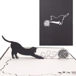 3D Pop-Up Karte Katze
