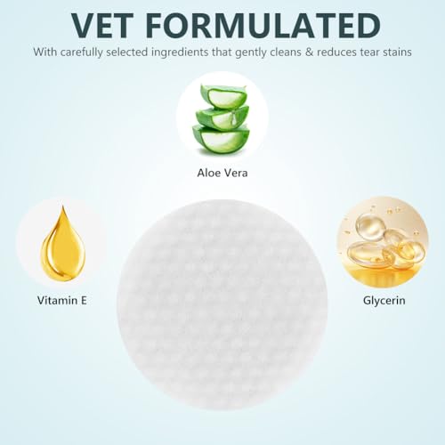 Aomig Augenpads für Hunde & Katzen 100 Stück 6 Aomig Augenpads für Hunde & Katzen 100 Stück - Image 6