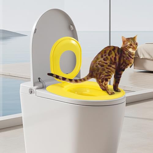 Katzen WC-Sitz Trainingssystem für Toilettentraining 2 Katzen WC-Sitz Trainingssystem für Toilettentraining - Image 2