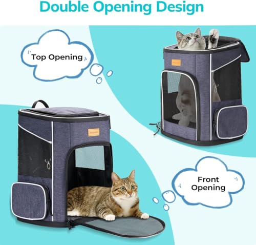 Morpilot Katzenrucksack für Katzen und kleine Hunde 5 Morpilot Katzenrucksack für Katzen und kleine Hunde - Image 5