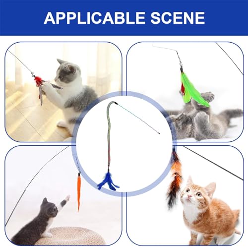 Interaktives Katzenspielzeug mit Federstab 4 Interaktives Katzenspielzeug mit Federstab - Image 4