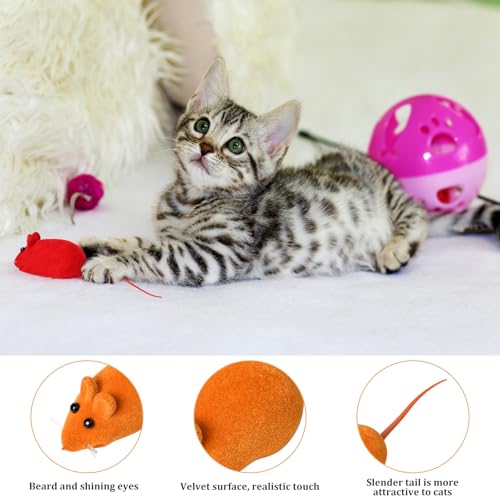 6 Stück Spielzeugmäuse für Katzen 3 6 Stück Spielzeugmäuse für Katzen - Image 3