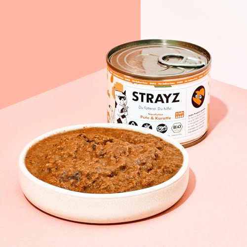 STRAYZ Katzenfutter Pute & Karotte 6x400g 3 STRAYZ Katzenfutter Pute & Karotte 6x400g - Image 3