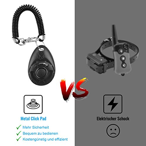 Diyife Hunde Clicker mit Handschlaufe (2 Stück) 4 Diyife Hunde Clicker mit Handschlaufe (2 Stück) - Image 4