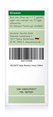 RECOACTIV Recovery Immun für Katzen, 270 ml 4 RECOACTIV Recovery Immun für Katzen, 270 ml - Image 4