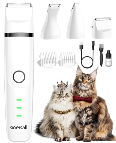 oneisall 3in1 Schermaschine für Katzen und Hunde 1 Schermaschine