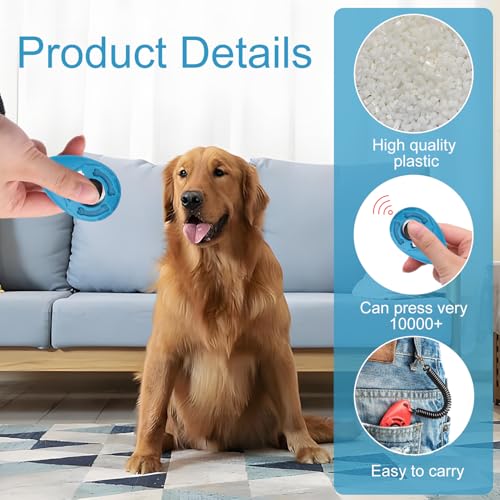 Hunde Clicker mit großem Knopf 4 Stück 5 Hunde Clicker mit großem Knopf 4 Stück - Image 5