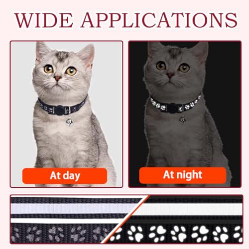 2 Stück Katzenhalsband verstellbar mit Sicherheitsverschluss 4 2 Stück Katzenhalsband verstellbar mit Sicherheitsverschluss - Image 4