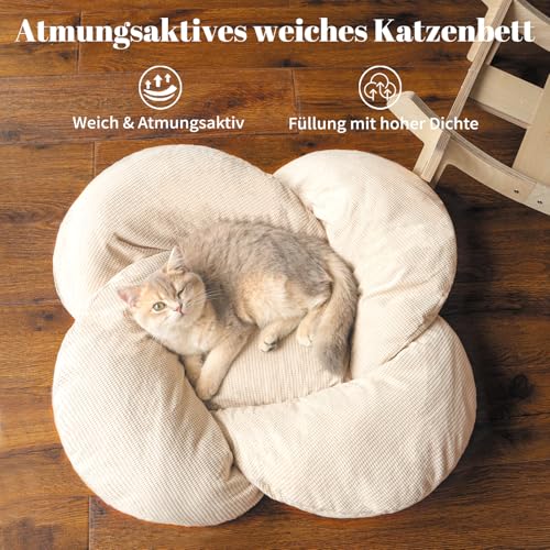 CheerPals Katzenbett Blumenform, 55cm, weich 3 CheerPals Katzenbett Blumenform, 55cm, weich - Image 3