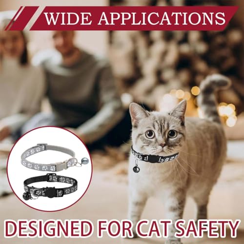 2 Stück Katzenhalsband verstellbar mit Sicherheitsverschluss 5 2 Stück Katzenhalsband verstellbar mit Sicherheitsverschluss - Image 5