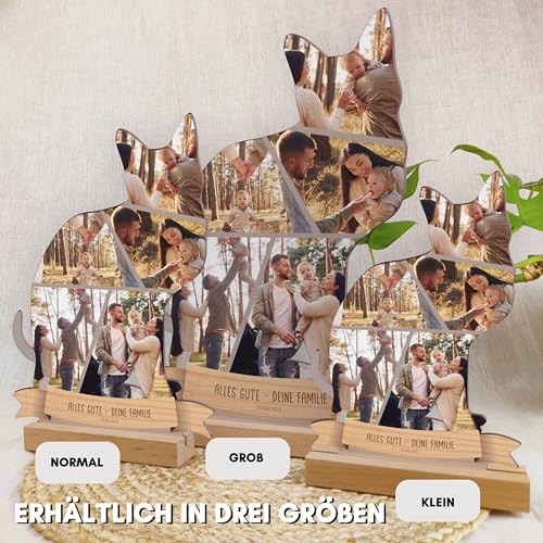 Personalisierte Katzenfoto Holzbild Geschenk 6 Personalisierte Katzenfoto Holzbild Geschenk - Image 6