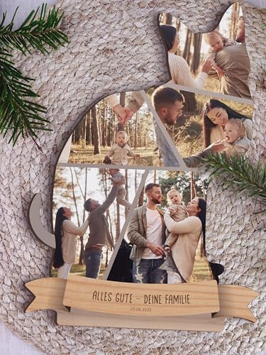 Personalisierte Katzenfoto Holzbild Geschenk 2 Personalisierte Katzenfoto Holzbild Geschenk - Image 2