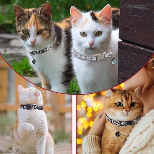 2 Stück Katzenhalsband verstellbar mit Sicherheitsverschluss 6 2 Stück Katzenhalsband verstellbar mit Sicherheitsverschluss - Image 6