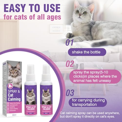 Katzen Beruhigungsspray 60ml 2 Stück 6 Katzen Beruhigungsspray 60ml 2 Stück - Image 6