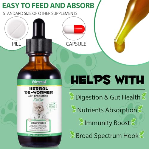 60ml Katzenwurmer-Tropfen mit Probiotika 2 60ml Katzenwurmer-Tropfen mit Probiotika - Image 2