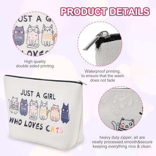 Katzen-Make-up-Tasche für Katzenliebhaber 3 Katzen-Make-up-Tasche für Katzenliebhaber - Image 3